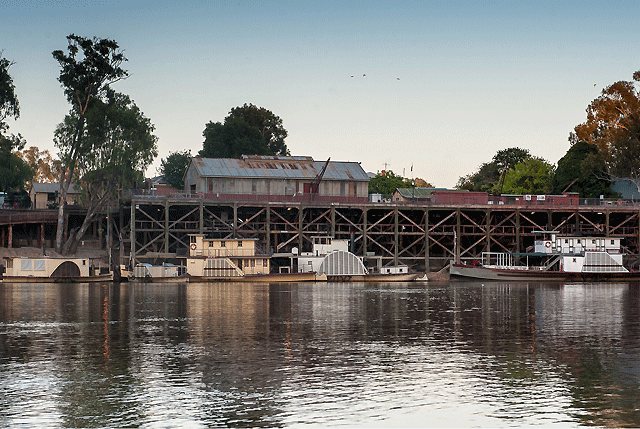 Echuca on the Murray River