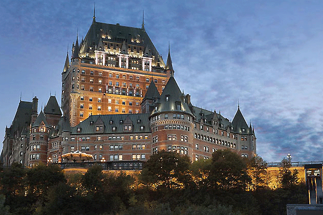 A night at Chateau Frontenac