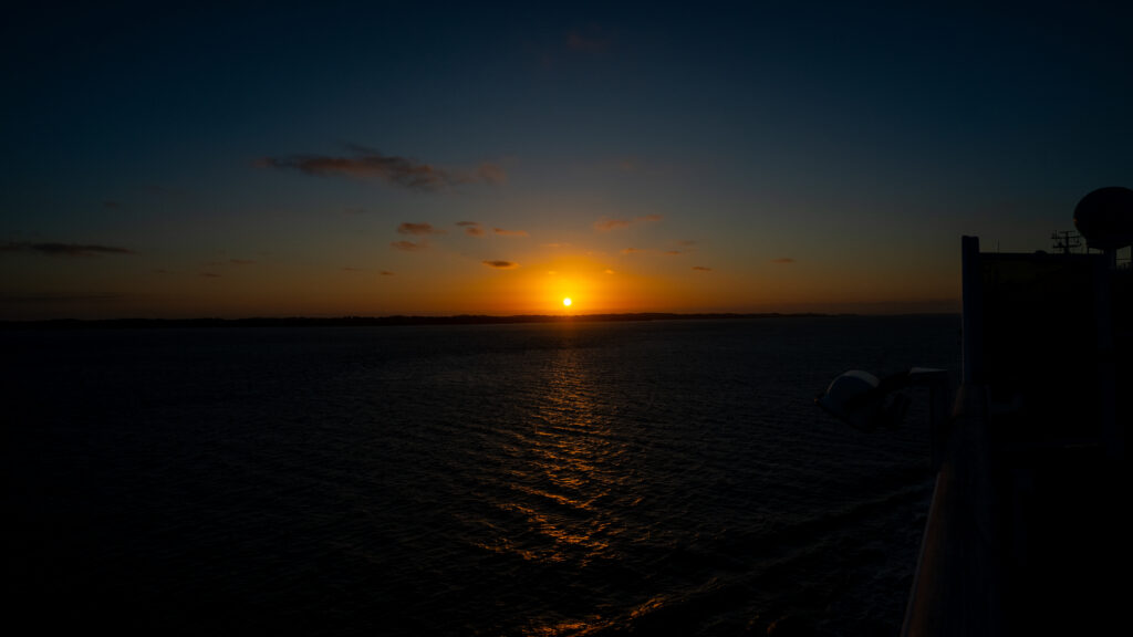 Golden Hour at Sea on board Noordam