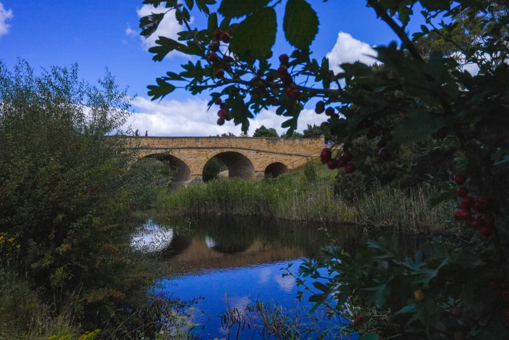 The sandstone Richmond bridge in Hobart